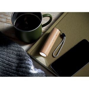 Beech wood rechargeable torch