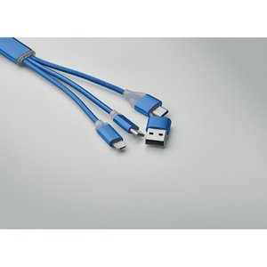 4 in 1 charging cable type C — BLUE