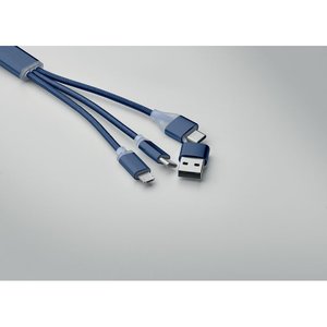 4 in 1 charging cable type C — BLUE