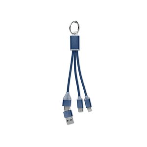 4 in 1 charging cable type C — BLUE
