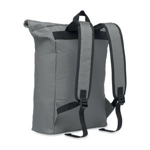 600Dpolyester rolltop backpack — IREA - Back View