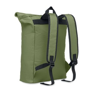 600Dpolyester rolltop backpack — IREA - Back View