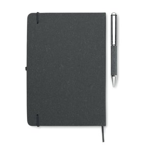 Recycled leather notebook set — ELEGANOTE - Back View