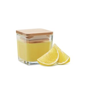 Squared fragranced candle 50gr — PILA - Back View