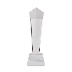 Crystal award in a gift box