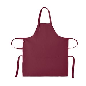Organic cotton apron 240 gr/m² — GAMMA - Back View