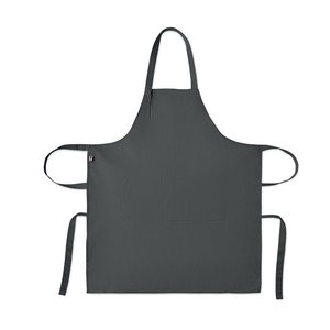 Organic cotton apron 240 gr/m² — GAMMA - Back View