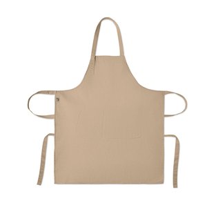 Organic cotton apron 240 gr/m² — GAMMA - Back View