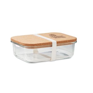 Glass lunch box with cork lid — CANOA