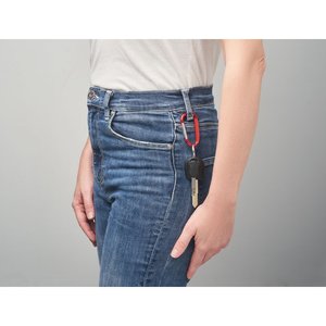 Carabiner clip in aluminium. — GANCHO