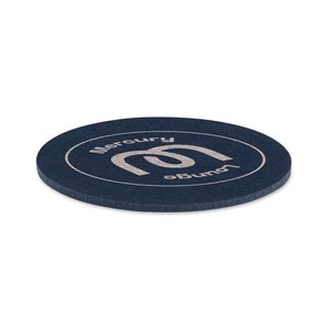 Round coaster in RPET felt — FELTSTER