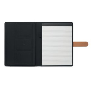 A4 RPET conference folder — FAUX - Back View