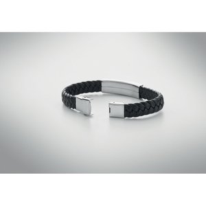 Braided faux leather bracelet — FAULET