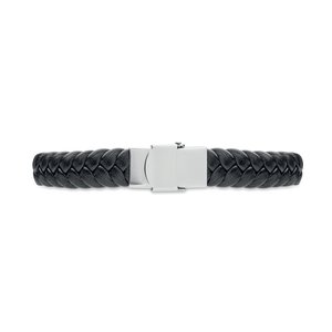 Braided faux leather bracelet — FAULET