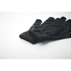 Knitted gloves in RPET — HANDNIT