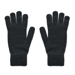 Knitted gloves in RPET — HANDNIT