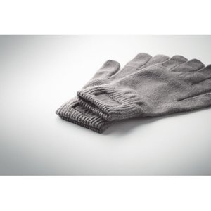 Knitted gloves in RPET — HANDNIT