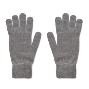 Knitted gloves in RPET — HANDNIT