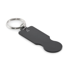 Key ring with trolley token — TOKLEY