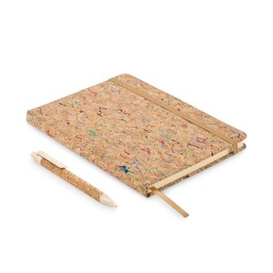 A5 cork coloured notebook