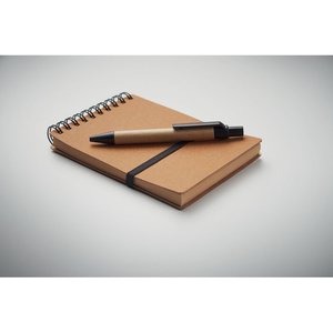 Recycled notebook with ball pen — NOTIE