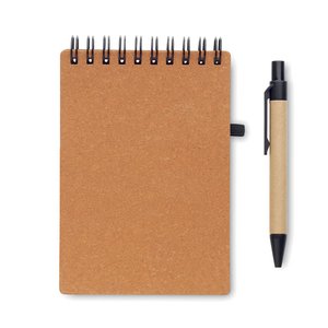 Recycled notebook with ball pen — NOTIE