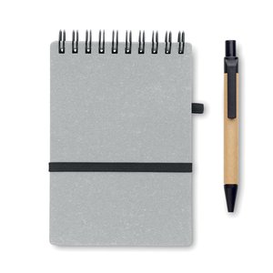 Recycled notebook with ball pen — NOTIE