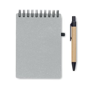 Recycled notebook with ball pen — NOTIE