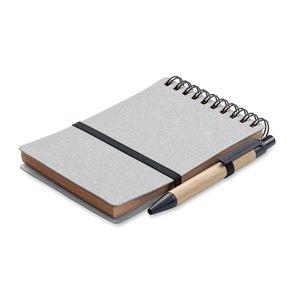 Recycled notebook with ball pen — NOTIE