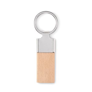 Key ring with beech wood