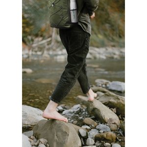 600D RPET polyester backpack — HIGE