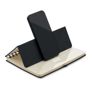 A5 notebook with phone holder — STRATA