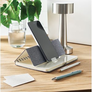 A5 notebook with phone holder — STRATA