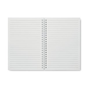 A5 recycled carton notebook — RECARNOTE - Back View