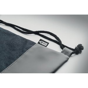 RPET PU drawstring bag 2 tone