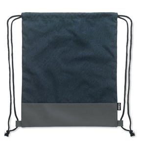 RPET PU drawstring bag 2 tone