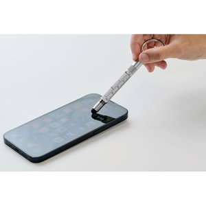 Key ring with twist action pen — TWEN