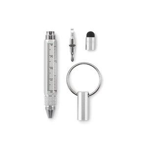 Key ring with twist action pen — TWEN