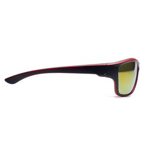 Mirrored sport sunglasses UV400 — YUMA - Back View