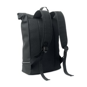 Laptop 15" roll top PU backpack — LAPTOSA