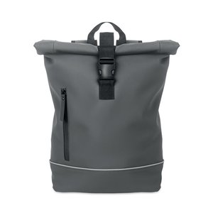 Laptop 15" roll top PU backpack — LAPTOSA
