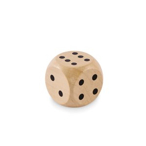 Schima wooden dice 3cm dia