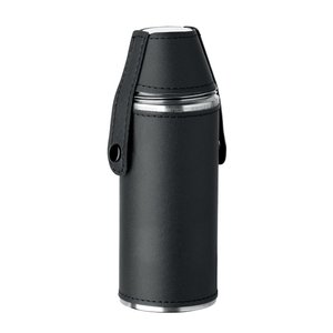 Hip flask with shot cups