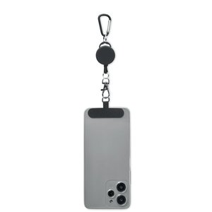 Retractable phone holder