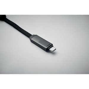 60W charging cable keyring