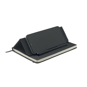 A5 notebook with phone holder — RINBOOK - Back View
