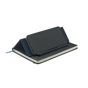 A5 notebook with phone holder — RINBOOK - Back View