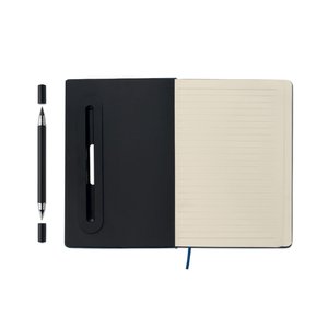 A5 notebook with phone holder — RINBOOK