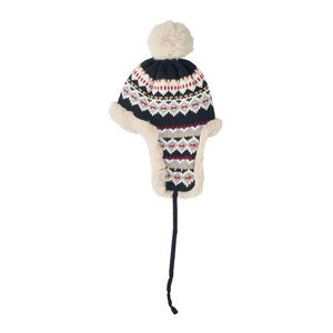Knitted beanie with ear flap — YULONG