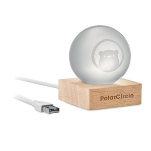 LED glass ball